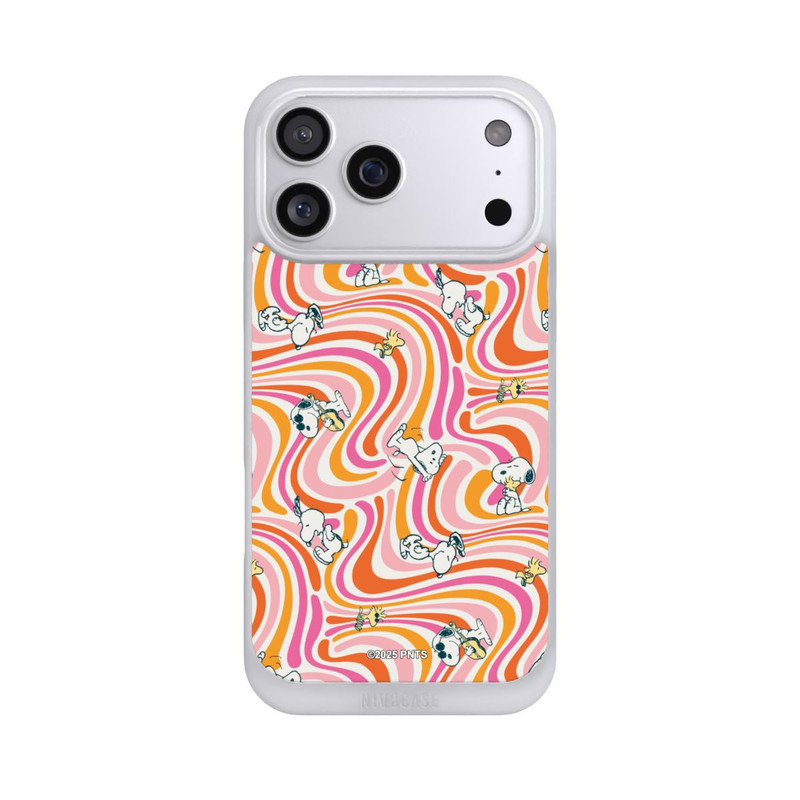 iPhone 17 Pro Max NIVOpure Peanuts Hippie Pattern Orange