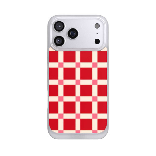 Apple iPhone 17 Pro Max NIVOpure Kariert Muster Rot