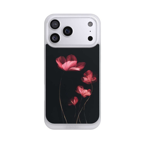 Apple iPhone 17 Pro Max NIVOpure Burgunder Blüten schwarz