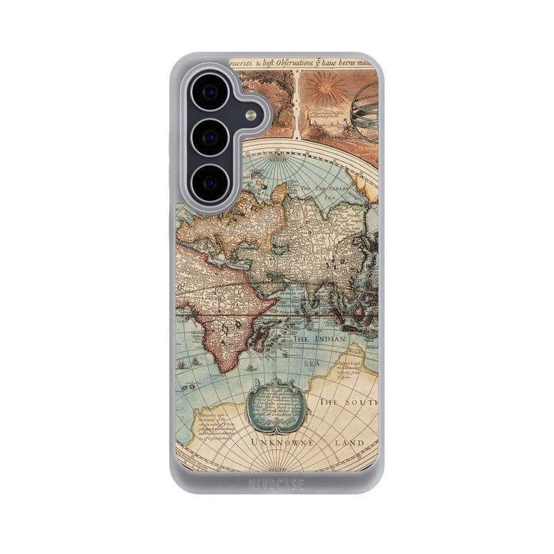 Galaxy S25 FE NIVOpure Vintage Weltkarte