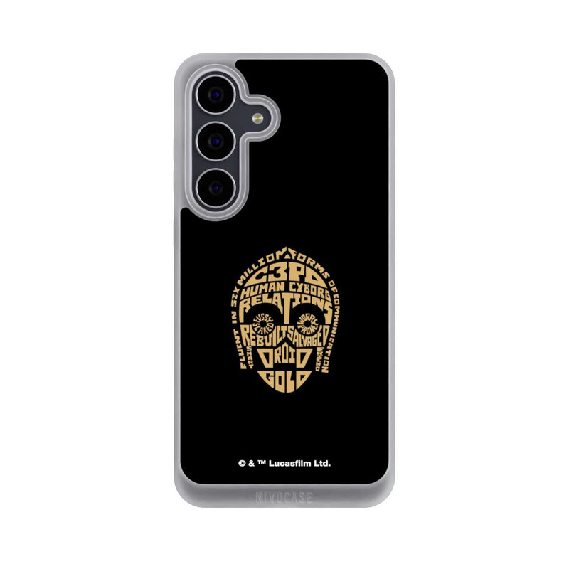 Galaxy S25 FE NIVOpure C3PO Typo Graphic