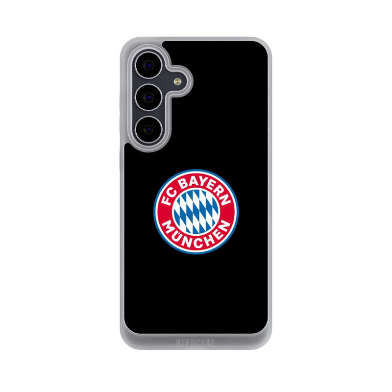 Galaxy S25 FE NIVOpure Logo FCB sur fond noir