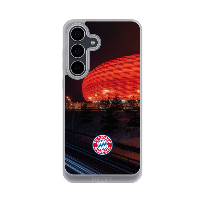 Galaxy S25 FE NIVOpure Allianz Arena at night FCB