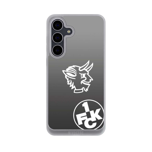 Samsung Galaxy S25 FE NIVOpure Teufelskopf FCK auf Schwarz