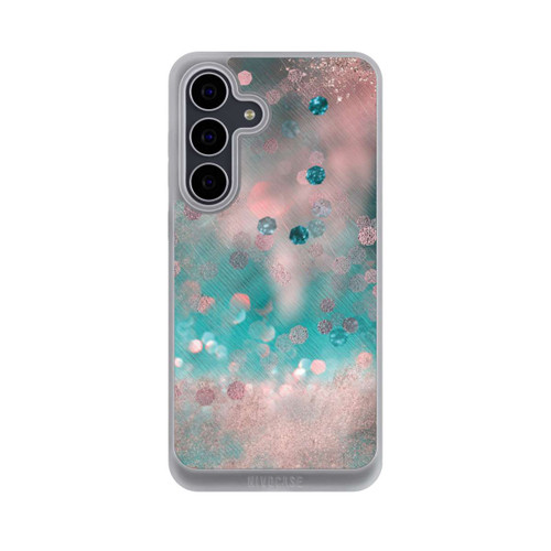 Samsung Galaxy S25 FE NIVOpure Turquoise Glamour Glitter Look