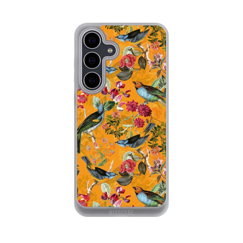 Galaxy S25 FE NIVOpure Oiseaux Fleurs Fond d'écran