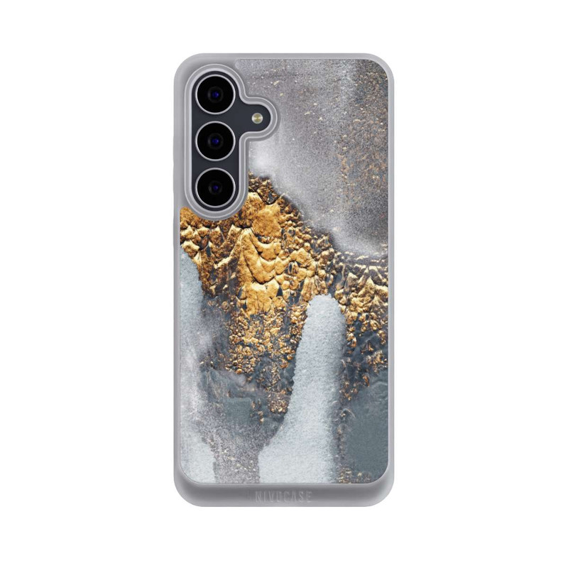 Galaxy S25 FE NIVOpure Beton-Gold-Glitzerlook