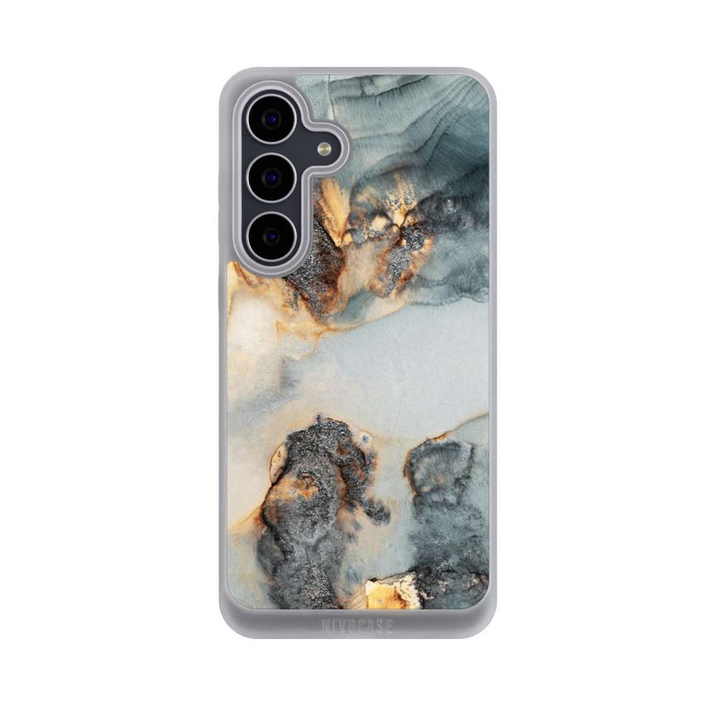 Galaxy S25 FE NIVOpure Tidal Waves Gold Print
