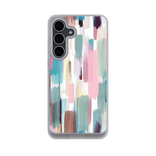 Samsung Galaxy S25 FE NIVOpure Coups de pinceau abstraits Nuances pastel