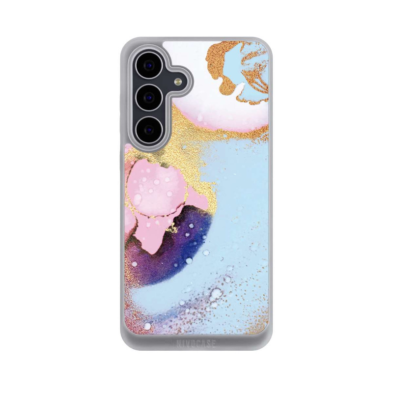 Galaxy S25 FE NIVOpure Pastel Glamour Ink Texture