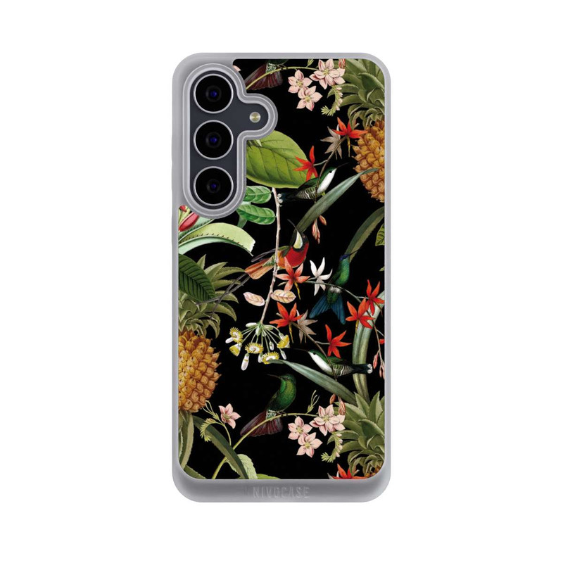 Galaxy S25 FE NIVOpure Exotische Blumen Paradiesvogel