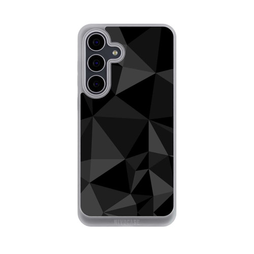 Samsung Galaxy S25 FE NIVOpure Polygonmuster schwarz