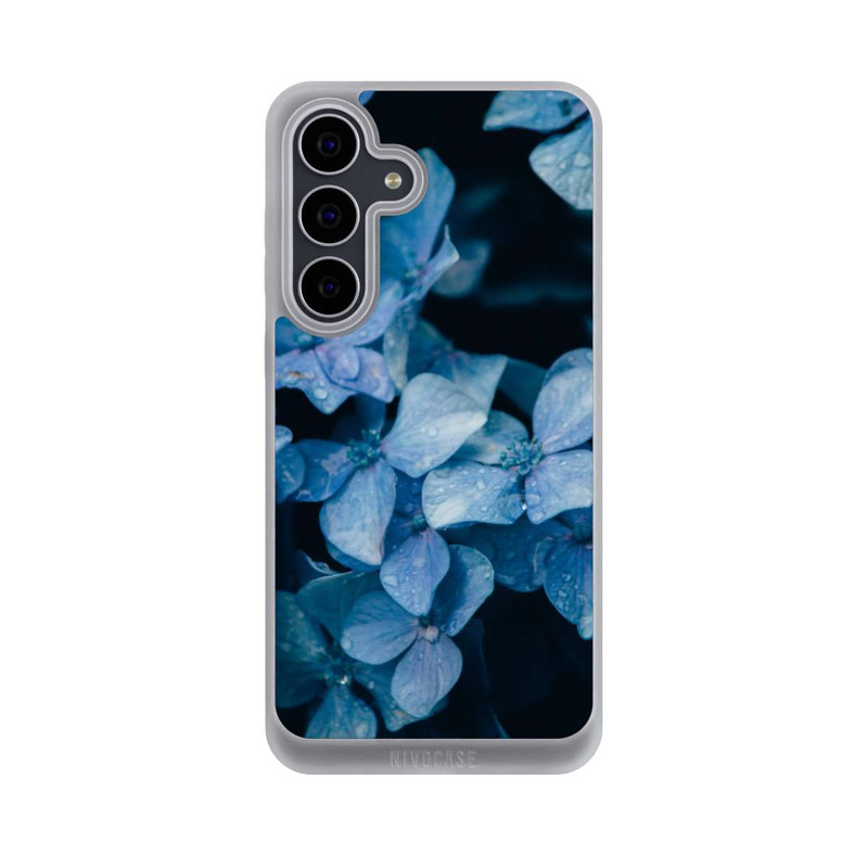 Galaxy S25 FE NIVOpure Fleurs bleues 2