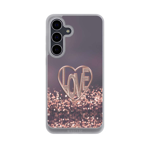 Samsung Galaxy S25 FE NIVOpure LOVE Glitzerrosa
