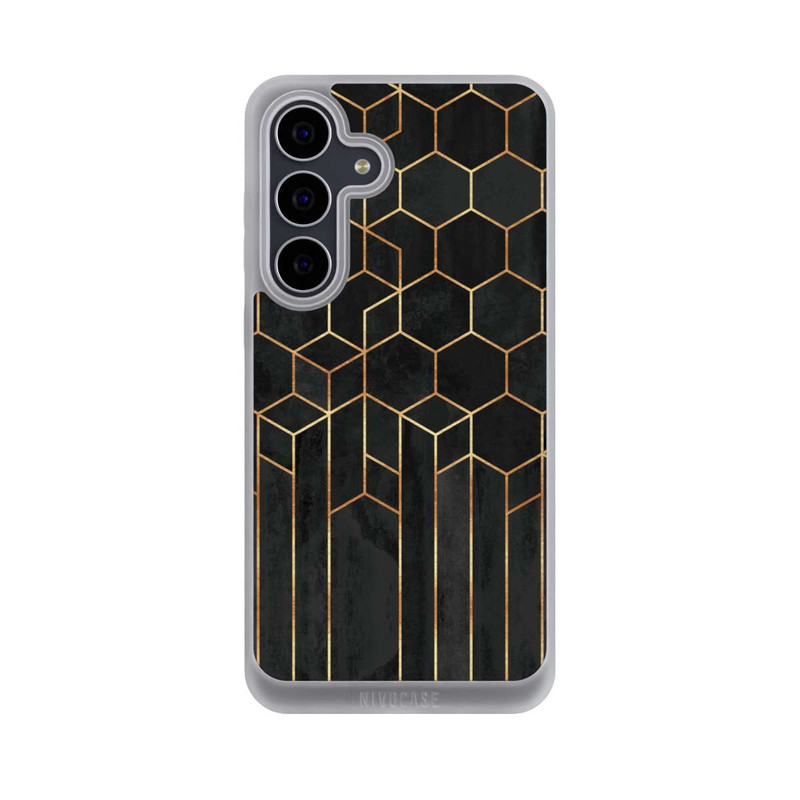 Galaxy S25 FE NIVOpure Schwarze Sechsecke