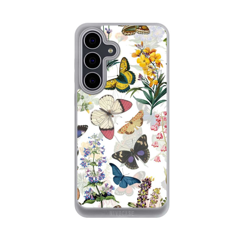 Galaxy S25 FE NIVOpure Fleurs des champs et papillons