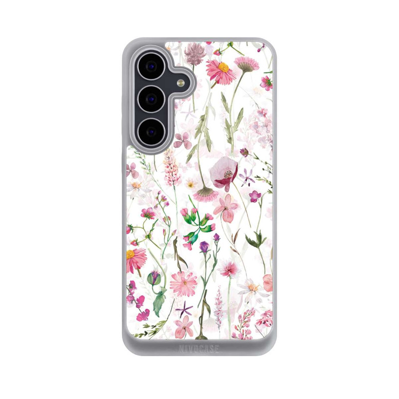 Galaxy S25 FE NIVOpure Pink Flower Meadow