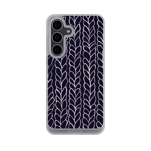 Samsung Galaxy S25 FE NIVOpure Tresses En Laine Dessins Marine