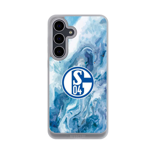 Samsung Galaxy S25 FE NIVOpure Schalke 04 Flüssig Blau