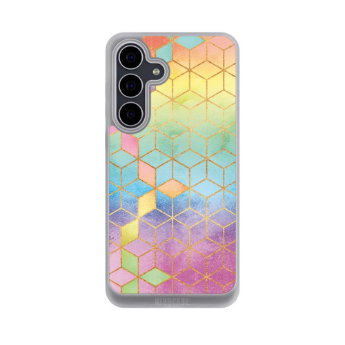Samsung Galaxy S25 FE NIVOpure Cubes Arcs-en-ciel