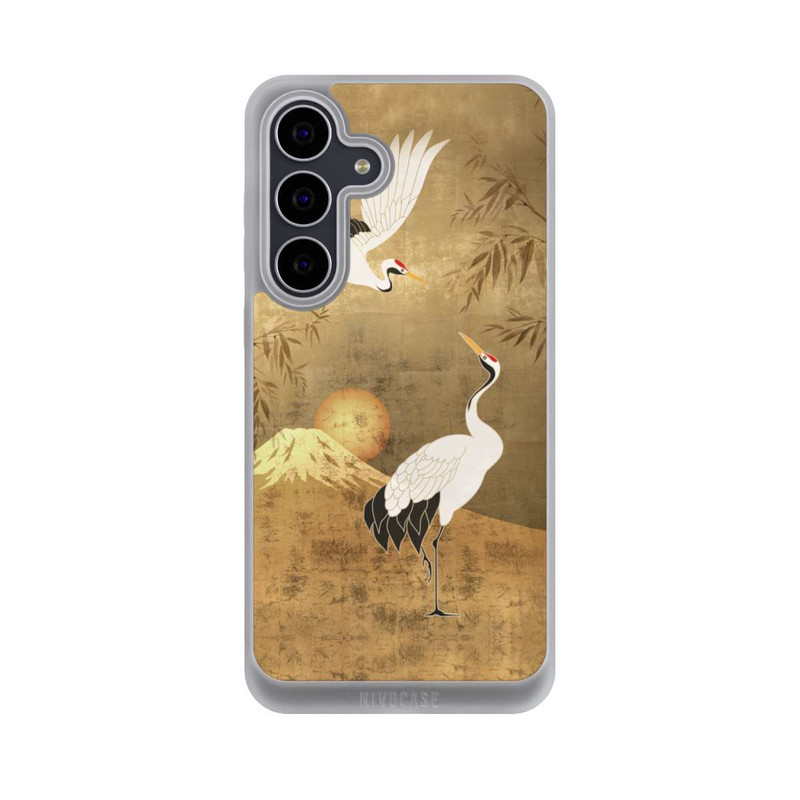 Galaxy S25 FE NIVOpure Cranes Gold Japan 1