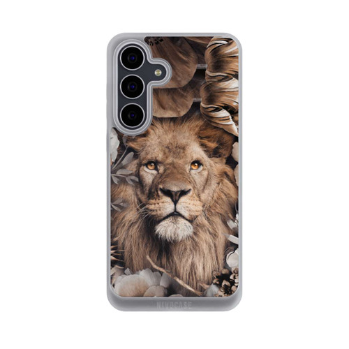 Samsung Galaxy S25 FE NIVOpure Lion Flower Frame beige