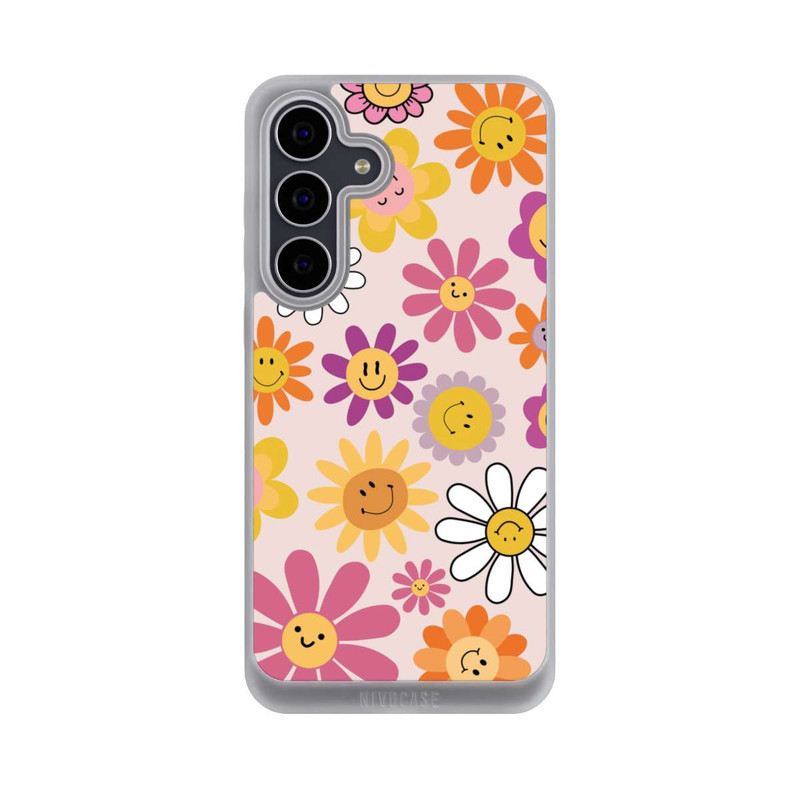 Galaxy S25 FE NIVOpure Smiles Pink Flowers