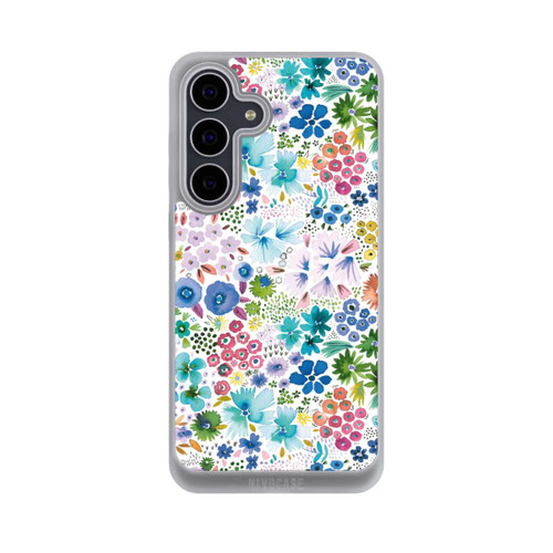Samsung Galaxy S25 FE NIVOpure Petites Fleurs de Printemps Bleues