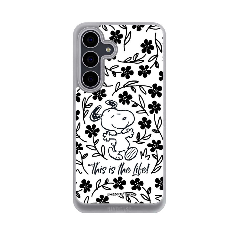 Galaxy S25 FE NIVOpure Snoopy This Is The Life Noir & Blanc