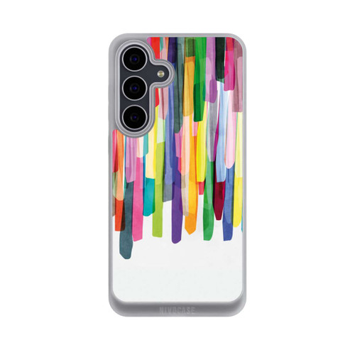 Samsung Galaxy S25 FE NIVOpure Colorful Stripes White Background