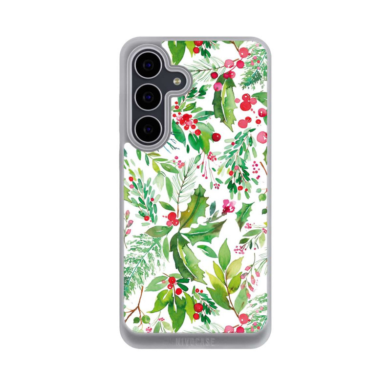 Galaxy S25 FE NIVOpure Christmas Holly Holiday Nature