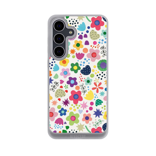 Samsung Galaxy S25 FE NIVOpure Fleurs psychédéliques colorées