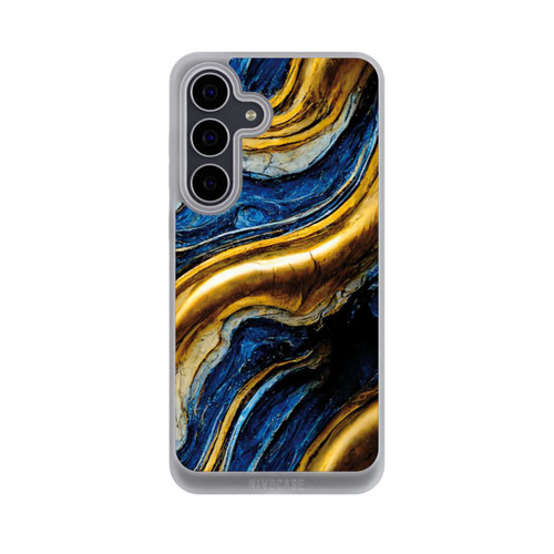 Samsung Galaxy S25 FE NIVOpure Structure Aspect Bleu Royal Et Or