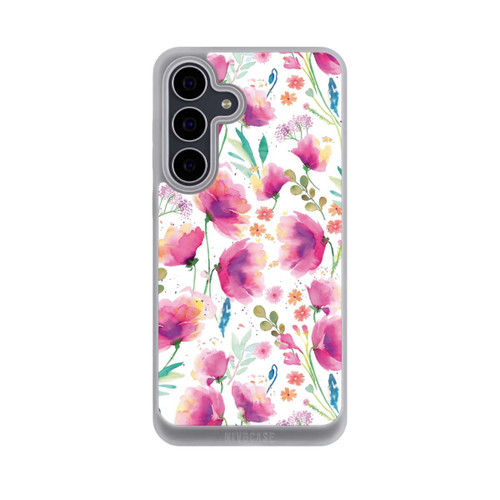 Samsung Galaxy S25 FE NIVOpure Coquelicots abstraits aquarelle