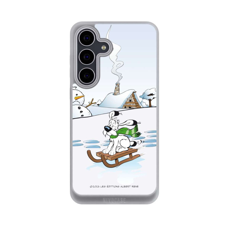 Galaxy S25 FE NIVOpure Idéfix fait du traîneau