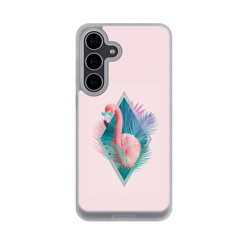 Samsung Galaxy S25 FE NIVOpure Tropische Pflanzen Flamingo