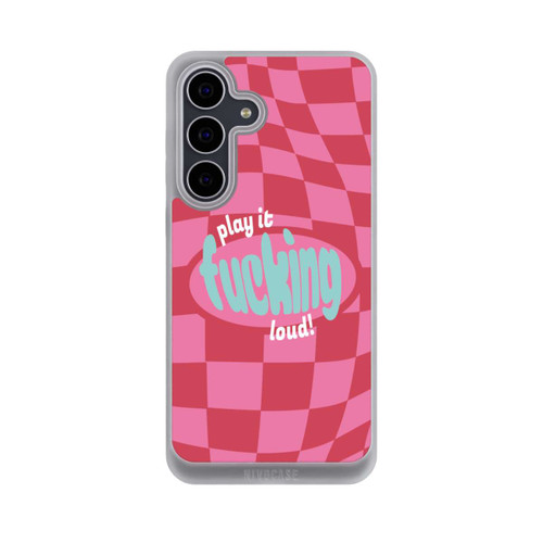 Samsung Galaxy S25 FE NIVOpure Play Fucking Loud Kariert