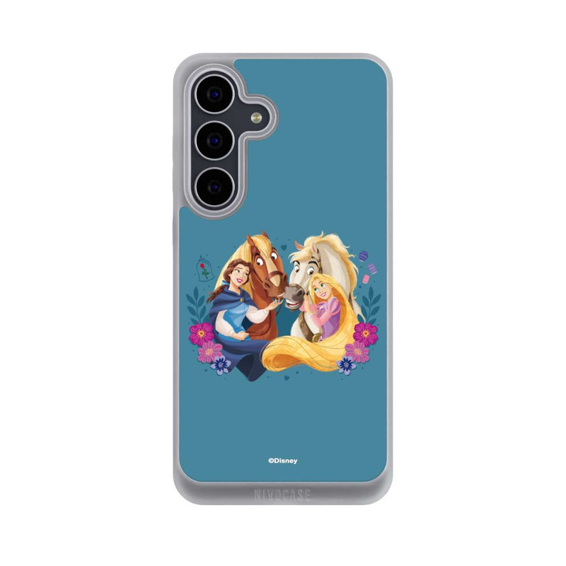 Galaxy S25 FE NIVOpure Disney Prinzessinnen Belle and Rapunzel mit Pferden