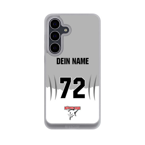 Samsung Galaxy S25 FE NIVOpure Kölner Haie Trikotmotiv Personalisierbar