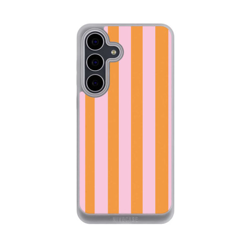 Samsung Galaxy S25 FE NIVOpure Orange And Pink Stripes