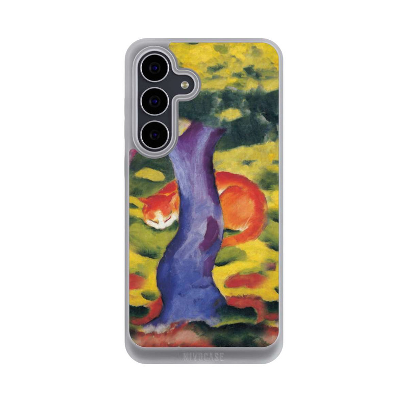 Galaxy S25 FE NIVOpure Cat Behind Tree by Franz Marc