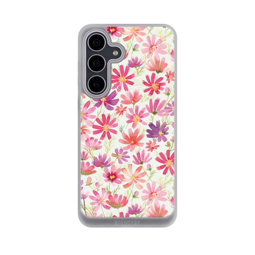 Samsung Galaxy S25 FE NIVOpure Boho Cosmos Flowers Purple