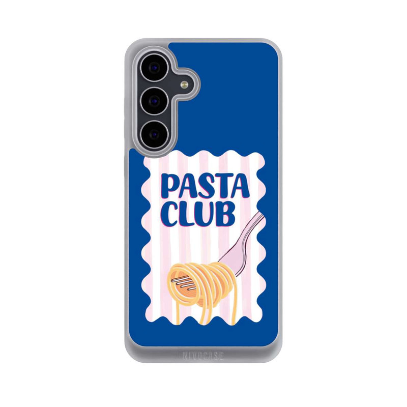 Galaxy S25 FE NIVOpure Pasta Club in Blue and Pink