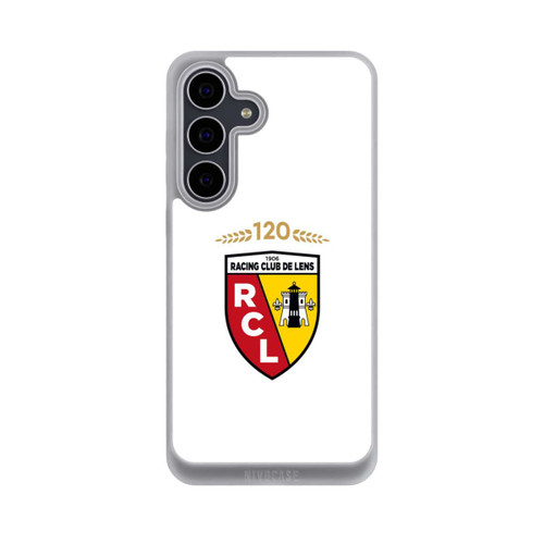 Samsung Galaxy S25 FE NIVOpure RC Lens 120 Jahre Jubiläums Logo weiß