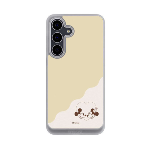 Samsung Galaxy S25 FE NIVOpure Mickey and Minnie Love Heart Beige