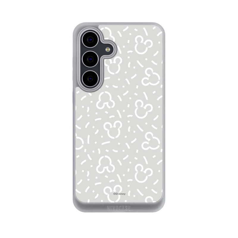 Galaxy S25 FE NIVOpure Disney Mickey Icon Pattern Grey