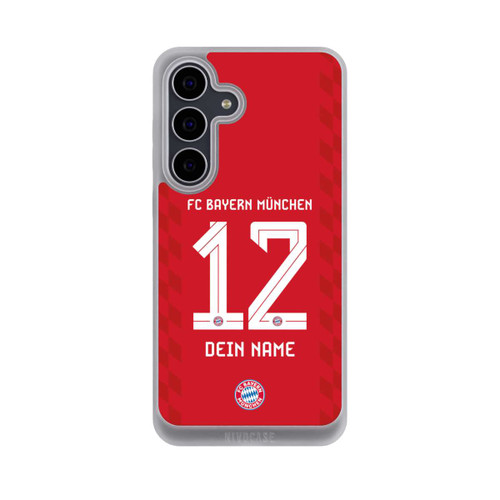 Samsung Galaxy S25 FE NIVOpure FC Bayern München Trikot Personalisierbar 25-26