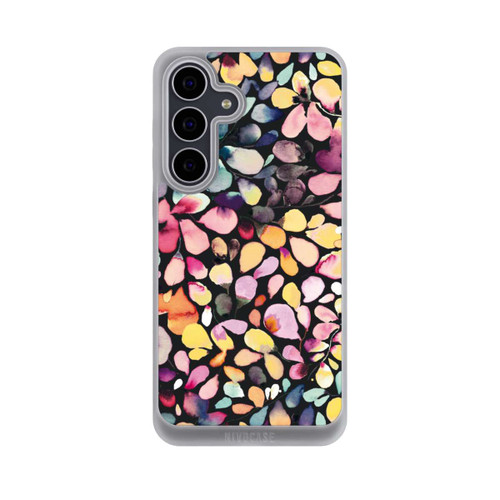 Samsung Galaxy S25 FE NIVOpure Watercolor Leaves Black