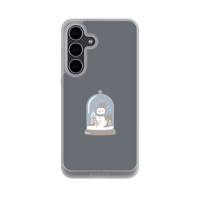 Galaxy S25 FE NIVOpure Minimalist Snow Globe with Snowman