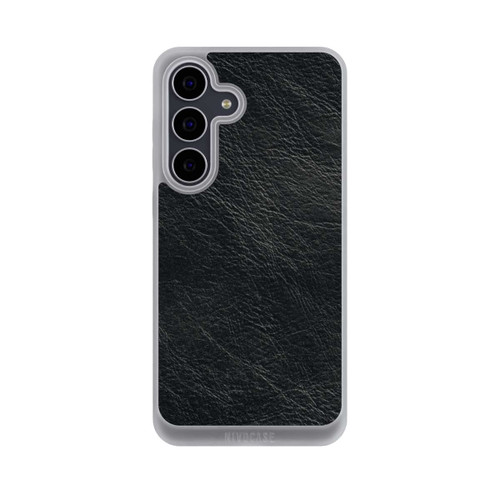 Samsung Galaxy S25 FE NIVOpure Fond Aspect Cuir Noir